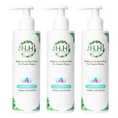 HH 草本新淨界 女性私密衣物抗菌手洗精 寶貝粉香, 200ml, 3瓶