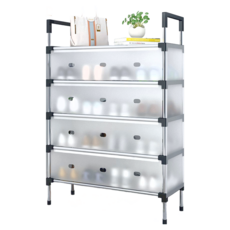 德利生活 日系多層防塵鞋架, 5層