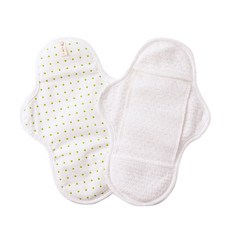 Naturesu 竹製布衛生棉 中型 主護墊 2p + 補充墊 3p, 1套