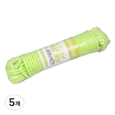 엑스코어 다용도 로프 XSL-09B, 형광, 5개