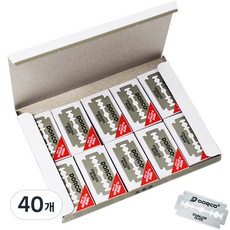Dorco 化妝刀片雙面剃須刀片, 10片, 40盒
