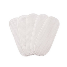 Naturesu 竹製棉質衛生棉補充墊, 1入, 5個, 中型