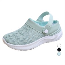 데이프릴 여성용 크루니 3in1 메쉬 밴딩 샌들 슬리퍼 스니커즈