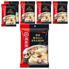 하이디라오 백탕 훠궈소스, 110g, 6개
