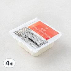 한둘 무농약 인증 콩으로 만든 한끼 두부 찌개용, 120g, 4개