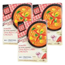 KITCHEN88 即食泰式紅雞肉咖哩醬, 200g, 3盒
