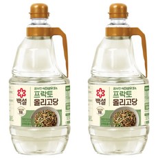 백설 프락토 올리고당, 2.45kg, 2개