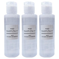 MUJI 無印良品 溫和眼部卸妝液, 110ml, 3瓶