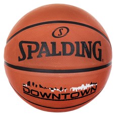 SPALDING 斯伯丁 DownTown 橡膠籃球 SPA84363, 1個