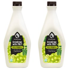 포모나 톡톡 농축 베이스 청포도, 1.2kg, 2개