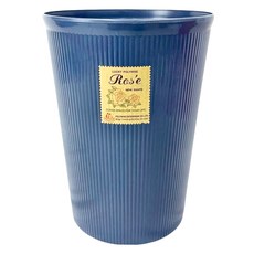 Polywise 翰庭 玫瑰紙林 垃圾桶, 藍色, 2個