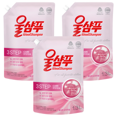 Wool Shampoo 吾香服 經典補充包, 3個, 1.3L