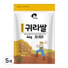엉클탁 캐나다산 귀리쌀, 4kg, 5개