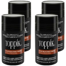 TOppiK 頂豐增髮纖維 12g 赤褐 AUBURN 四瓶組, 4瓶