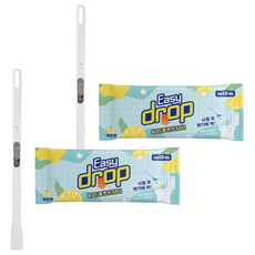 이지드롭 변기크리너 뉴 핸들팩 레몬향, 혼합색상, 2세트