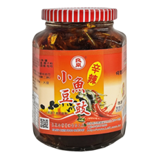 良泉 小魚豆鼓 辛辣, 400g, 1罐