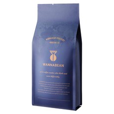WANNABEAN ROASTERY 黑巧克力綜合咖啡豆, 咖啡原豆(不研磨), 1個, 1kg