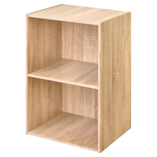 HOPMA 合馬家具 斯麥可堆疊二格收納櫃 Set 2入, 淺橡木, 418 x 300 x 602mm