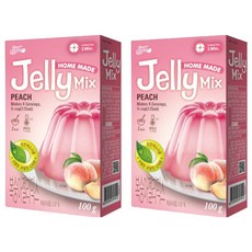 브레드가든 복숭아젤리믹스 젤리만들기, 100g, 2개