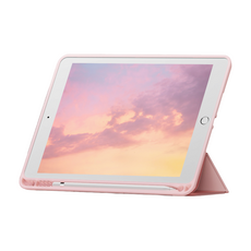 SINJIMORU 智慧型平板保護套 附筆槽, Pink Sand, 1個