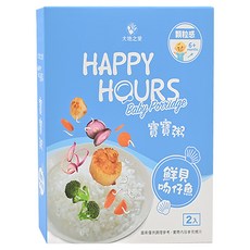 HAPPY HOURS 寶寶粥 2包, 鮮貝吻仔魚, 300g, 26盒