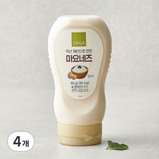 올가홀푸드 국산 계란으로 만든 마요네즈, 300g, 4개