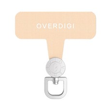 OVERDIGI 360旋轉掛繩墊片, 粉橘色, 1個