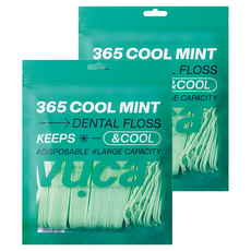 뷰카 365 쿨 민트 치실, 365개입, 2개