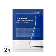 닥터디퍼런트 카밍 앤 모이스처 마스크 시트, 1개입, 2개