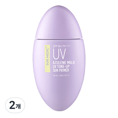 Thermedic Azulene 溫和紫外線提亮防曬底漆 SPF50+ PA++++, 2入, 50ml