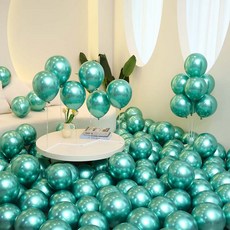 P&B UNITY 金屬圓形氣球 30cm 50入, 09 萊姆綠, 1個