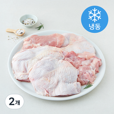 하이랜드푸드 브라질산 뼈없는 닭다리살 닭정육 (냉동), 2개, 1.95kg