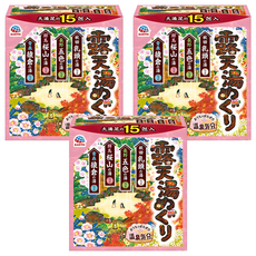 바스로망 온천기행 4계절 노천 입욕제 15p, 450g, 3개