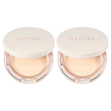 나틴다 오일컷 파우더 팩트, 화사한바닐라21호, 2개