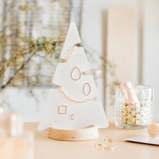 冬季森林 飾品架, 1個, 白色