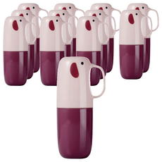 Woni's 旅行便攜式牙刷盒, 粉紅色, 12個