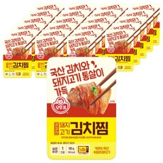 오뚜기 칼칼한 돼지고기 김치찜, 180g, 24개