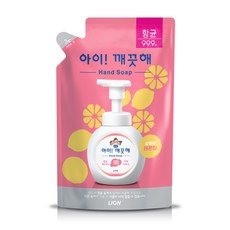 아이깨끗해 핸드워시 리필 레몬향, 450ml, 1개