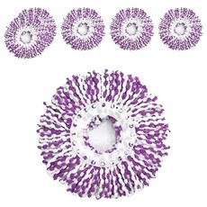 Clean Mate 手壓式旋轉拖把補充布, 6個