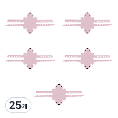 GOODIE FOODIE 門訪問門鎖防門縫矽膠套, 25個, 粉色