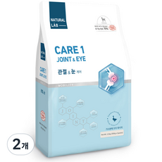 네츄럴랩 강아지 케어 유기농 기능성 사료, 관절+눈건강, 2.5kg, 2개