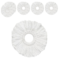 World Clean 旋轉拖把補充包 白色, 6個