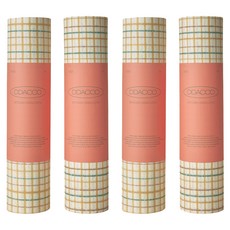 Cleanette 可重複使用抹布 捲筒式 大號 橘色, 4個, 30入