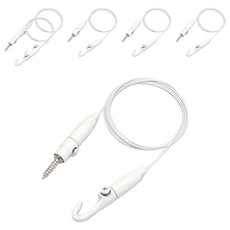 五金百貨 畫框掛鉤 窄縫 纖薄 堅固 相框掛鉤, 單一顏色, 6個