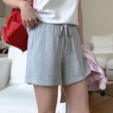 Afinar 女性炎夏基本款運動鬆緊腰短褲