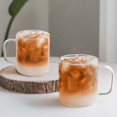 Belle Design Vertuo Nespresso 耐熱玻璃馬克杯 350ml, 透明, 2個