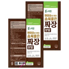 풀무원 풀스키친 현미유로 만든 솜씨좋은 짜장분말, 1kg, 2개