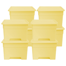lifist Dear Pantry 收納整理盒, 黃色, 8個
