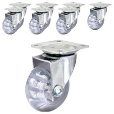 철물대장 인라인 캐스터 무소음 우레탄 바퀴 회전, 8개