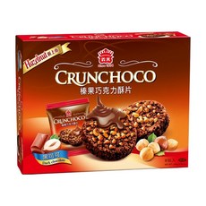 義美 榛果巧克力酥片 奶素 黑可可, 280g, 1盒